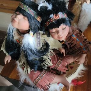 Porcelain Indian Doll